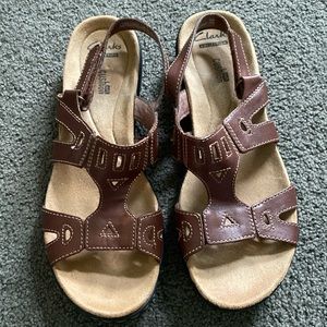 Clark’s soft cushion sandals